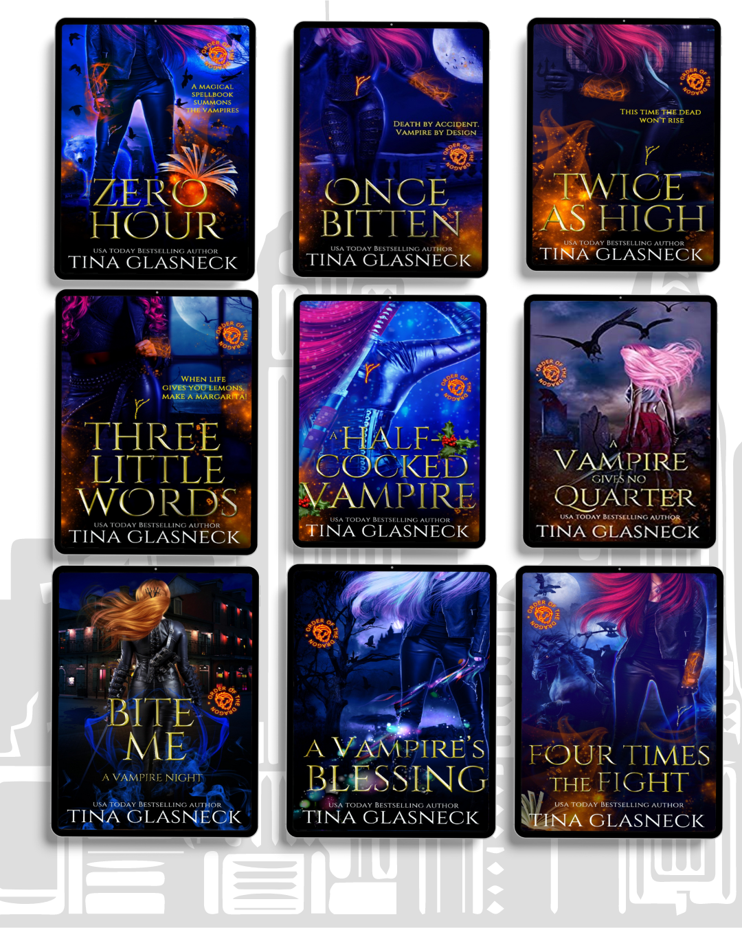 Order of the Dragon 9-story urban fantasy vampire bundle by Tina Glasneck
