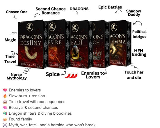 The Dragons Series Omnibus | Complete Prequel Romantasy Collection (Preorder)